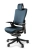 Fotel ergonomiczny WAU2 tkanina szaroniebieska, czarna podstawa