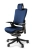 Fotel ergonomiczny WAU2 tkanina niebieska, czarna podstawa
