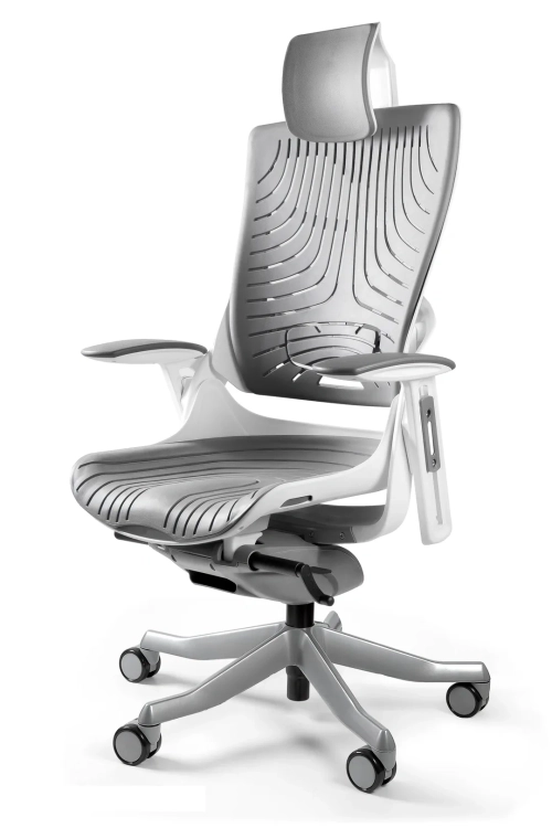 Designerski Fotel ergonomiczny WAU2 z tapicerki z elastomeru