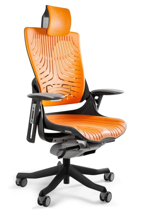 Fotel ergonomiczny wykonany z elastomeru