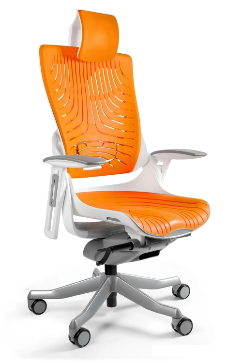 Fotel ergonomiczny z elastomeru