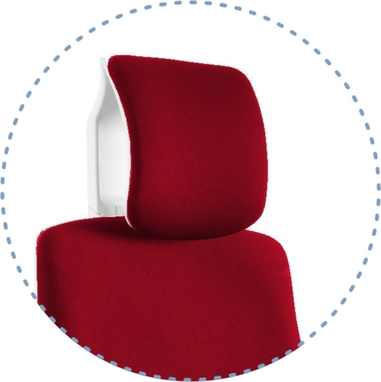 Fotel ergonomiczny WAU2 z tkaniny