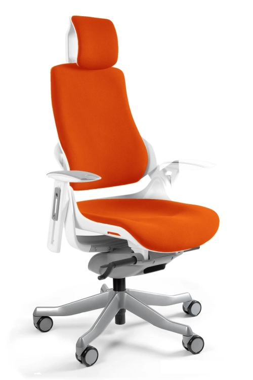 Fotel ergonomiczny WAU1 tapicerowany tkaniną