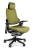 Fotel ergonomiczny WAU1 tapicerowany tkaniną w kolorze oliwkowym