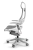 Fotel ergonomiczny z ciemnoszarej siatki