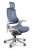 Fotel ergonomiczny WAU1 tapicerowany niebieską siatką