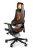 Fotel ergonomiczny z pomarańczowego elstomeru