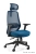 Fotel biurowy ergonomiczny sonic niebieski