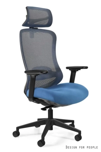 Fotel ergonomiczny adapta niebieski